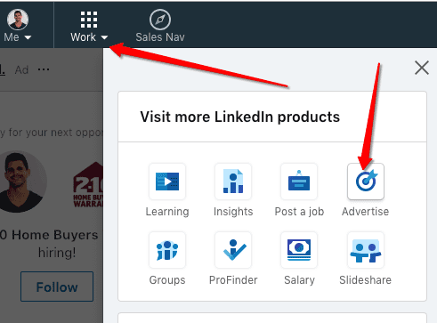 LinkedIn Ad Location